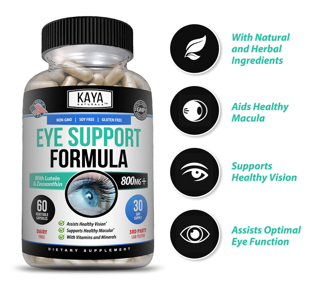 Eye Health Supplement, Lutein and Zeaxanthin, Vision Health, Eye Strain Support