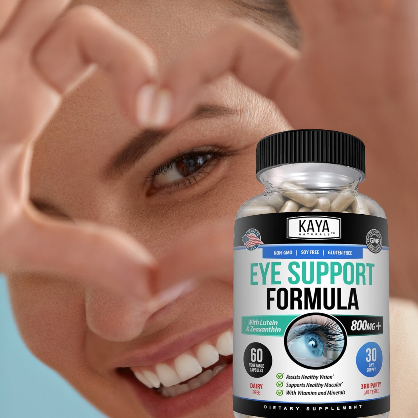 Eye Health Supplement, Lutein and Zeaxanthin, Vision Health, Eye Strain Support