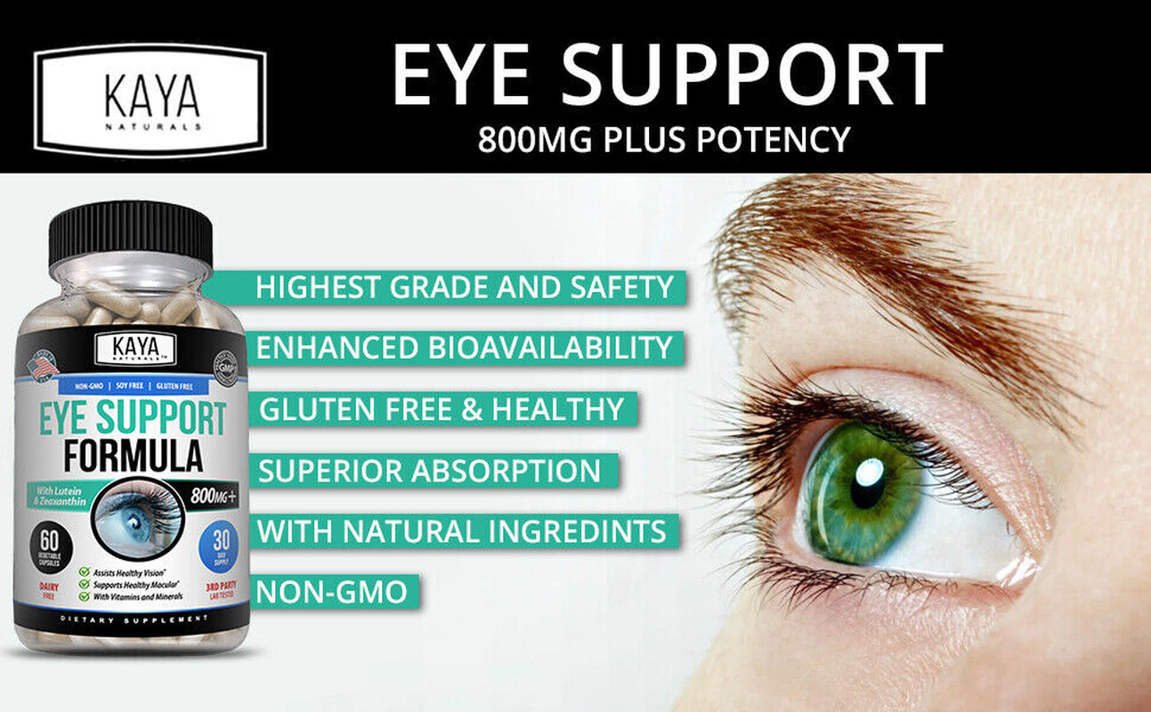 Eye Health Supplement, Lutein and Zeaxanthin, Vision Health, Eye Strain Support